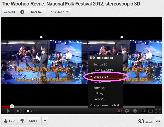 Cross-eyed YouTube